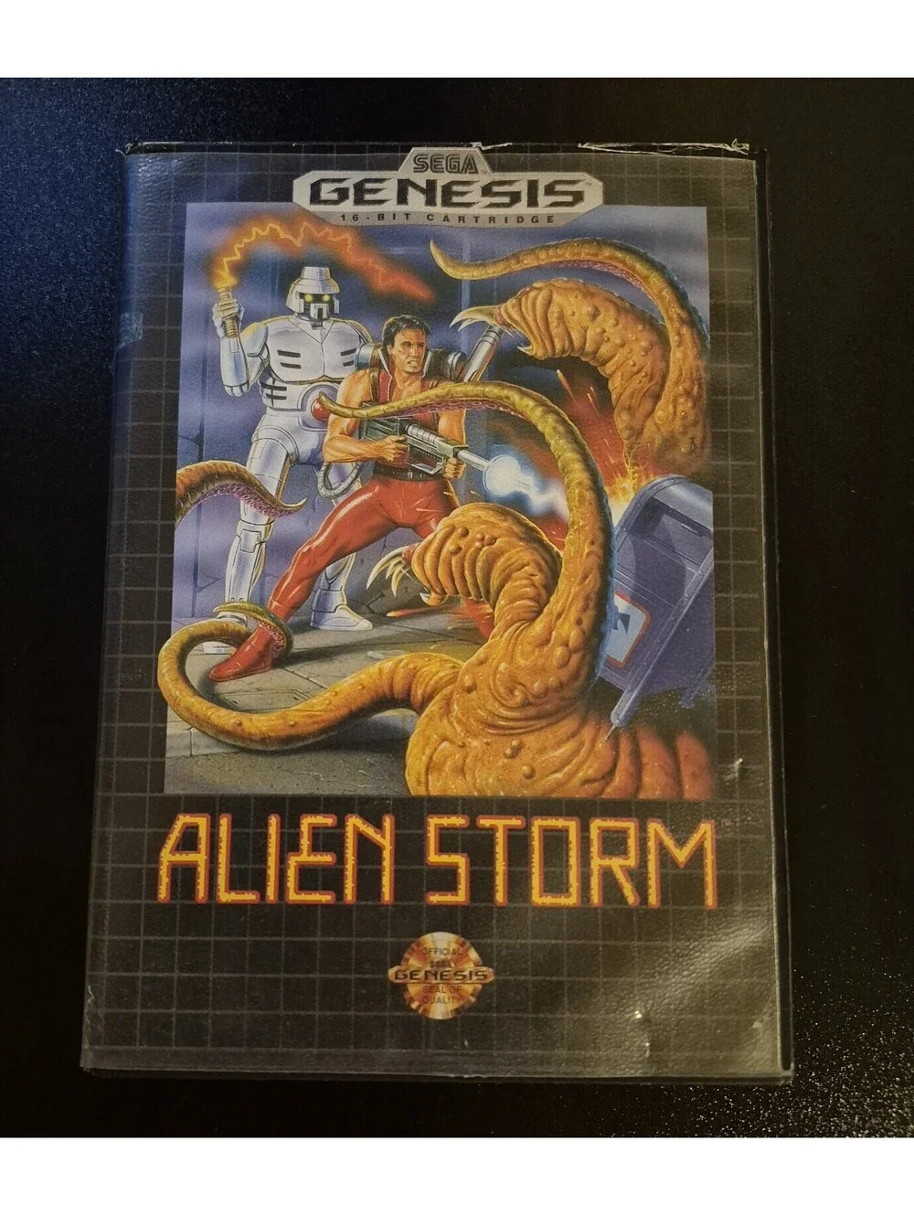 Alien Storm (Sega Genesis, 1991) Missing Manual, Tested